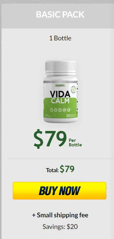 vidacalm-order-1-bottle